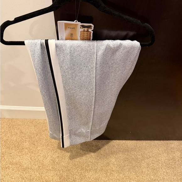 COPY - #184 CONTRAST LAPEL COLLAR TOP AND PANTS SET - Picture 5 of 5